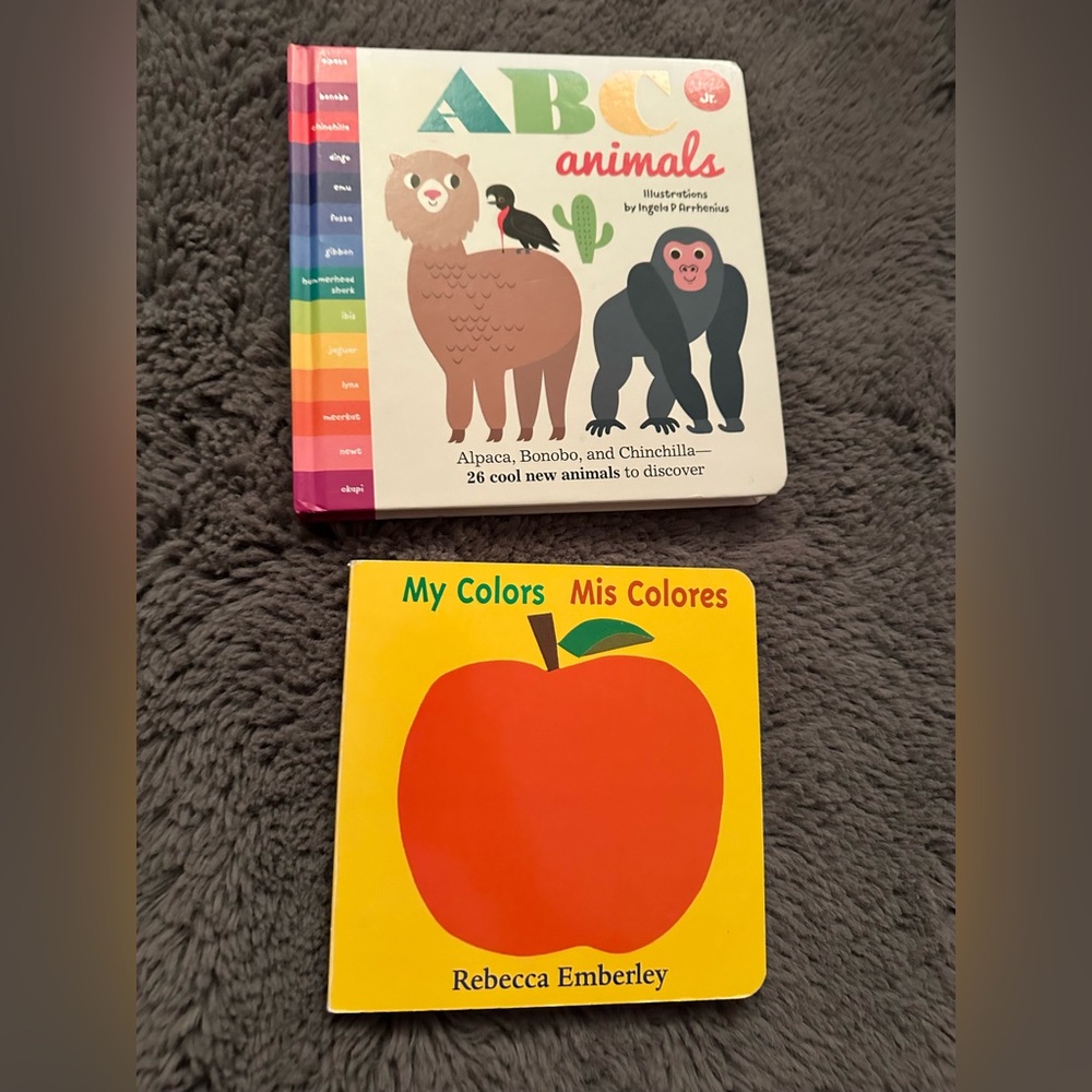 ABC Animals Board Book and My Colors (Mis Colores)